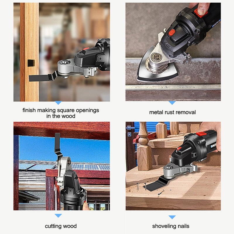 Angle Grinder Refit To Polishing Cutting Tool Accessories Set Wood Cutting Polishing Open Hole Metal Rust Removal Shovel Nails Wall Grinding Utility Modification Tool Set Multipurpose Household Woodworking Modification Tool Set for 100 Type Angle Gri - Image 5