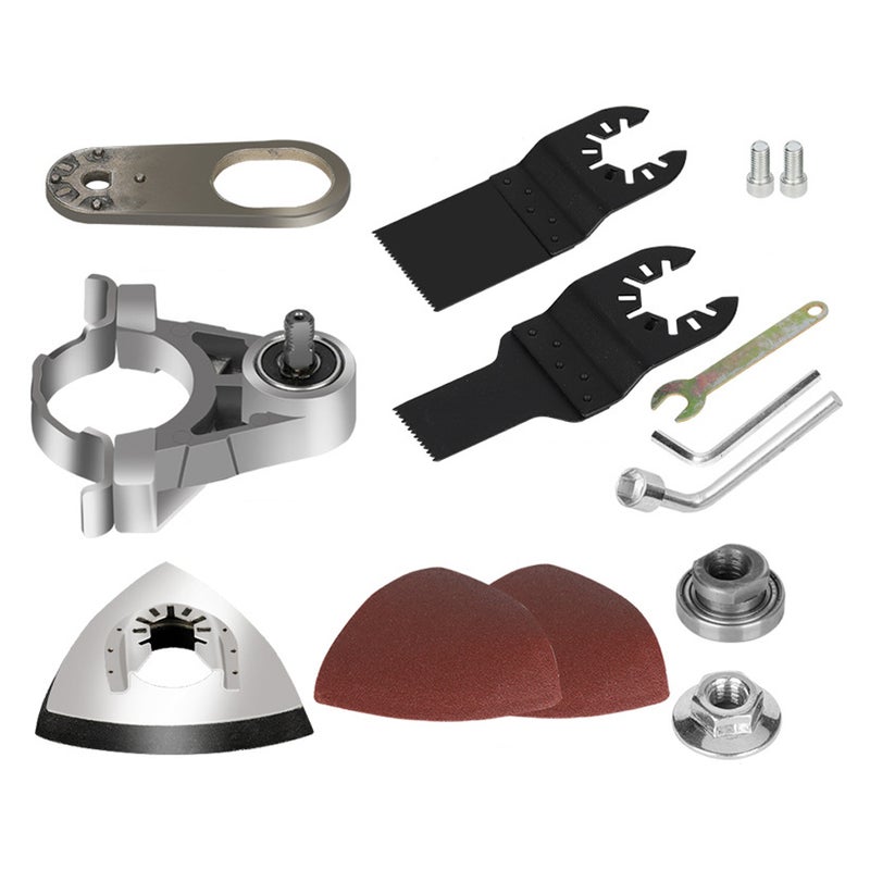 Angle Grinder Refit To Polishing Cutting Tool Accessories Set Wood Cutting Polishing Open Hole Metal Rust Removal Shovel Nails Wall Grinding Utility Modification Tool Set Multipurpose Household Woodworking Modification Tool Set for 100 Type Angle Gri - Image 1
