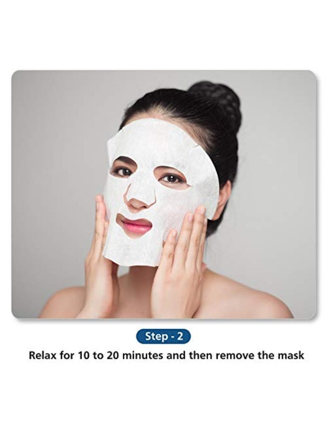 Mirabelle Rose Essential Facial Sheet Mask 25ml (Pack of 5) - Image 2
