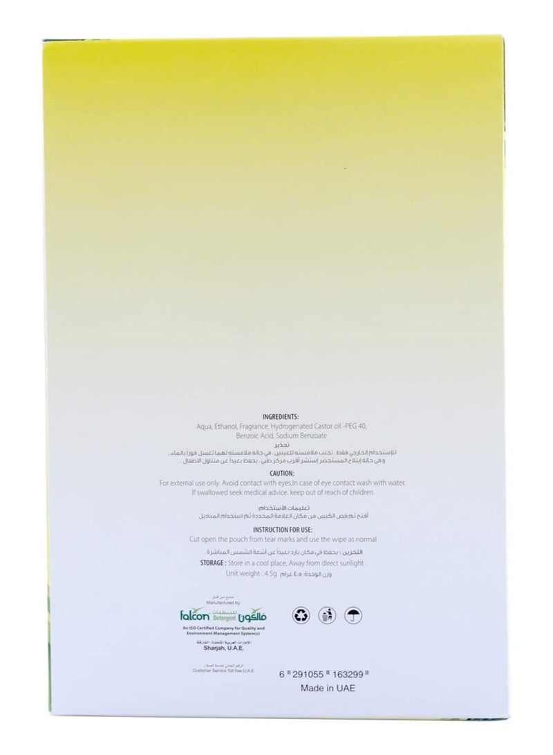 Falcon Refreshing Wet Wipes 100 Pcs - Image 4