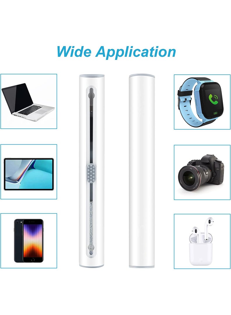 Theodor Cleaner Kit for Airpods Earbuds Cleaning Pen Bluetooth Headphone Case Cleaning Tool Airpods Pro 1 2 3 iPhone Camera Etc Ear Wax Cleaner (White) - Image 5