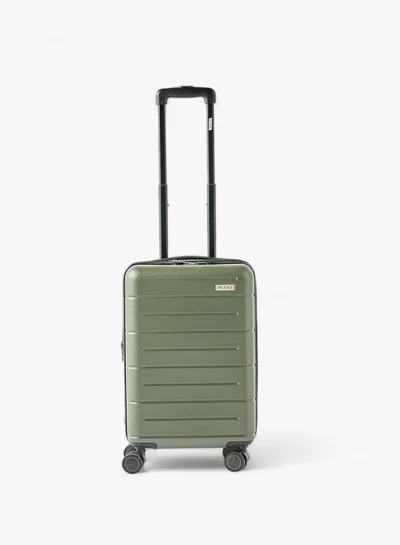 وايف Textured Hardcase Luggage Trolley Bag with Retractable Handle