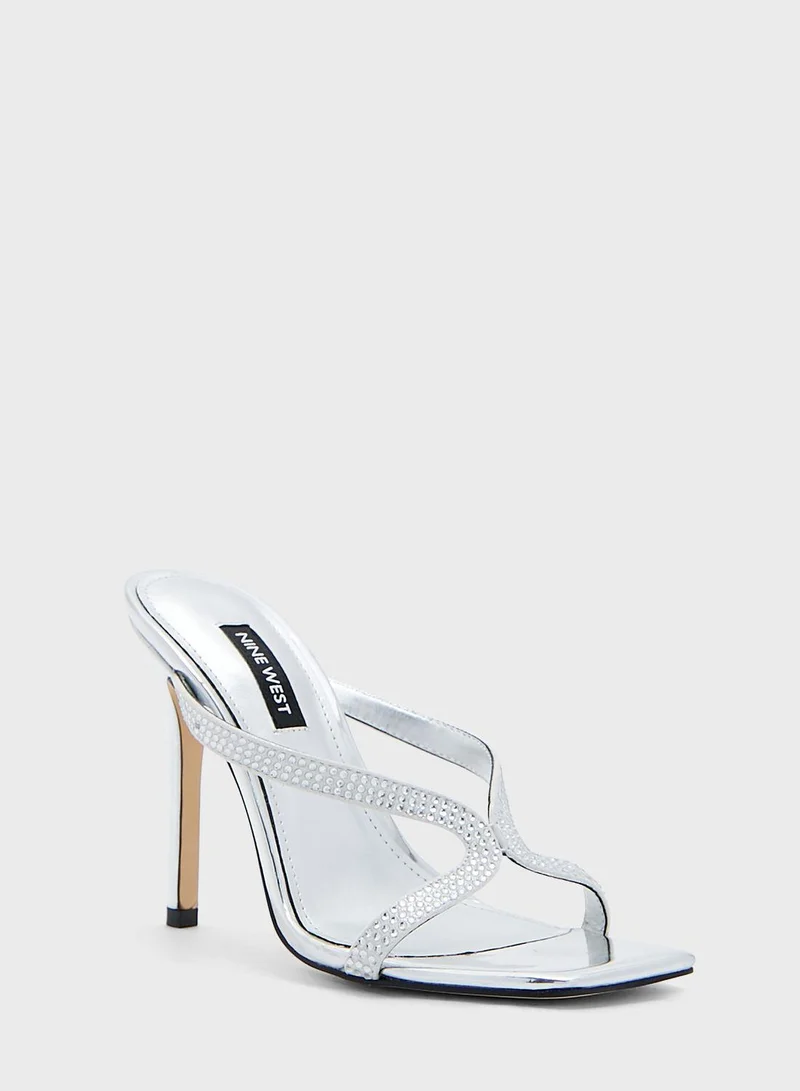 NINE WEST Corner Strap High Heel Sandals