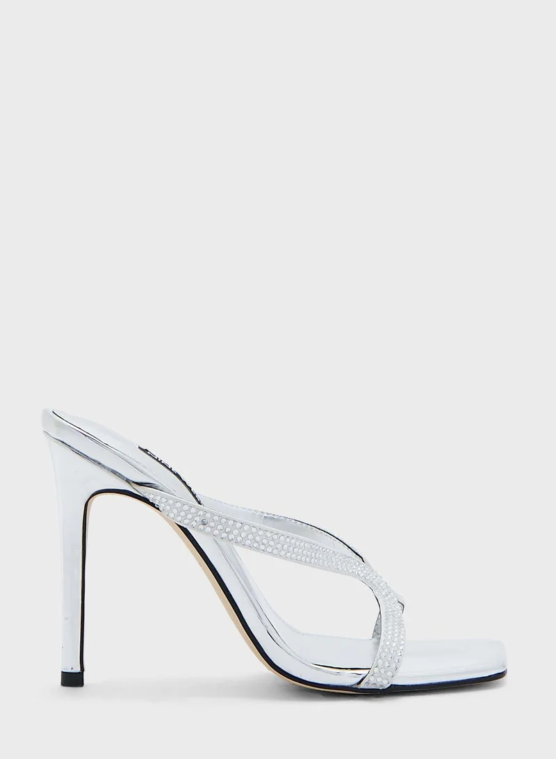 NINE WEST Corner Strap High Heel Sandals