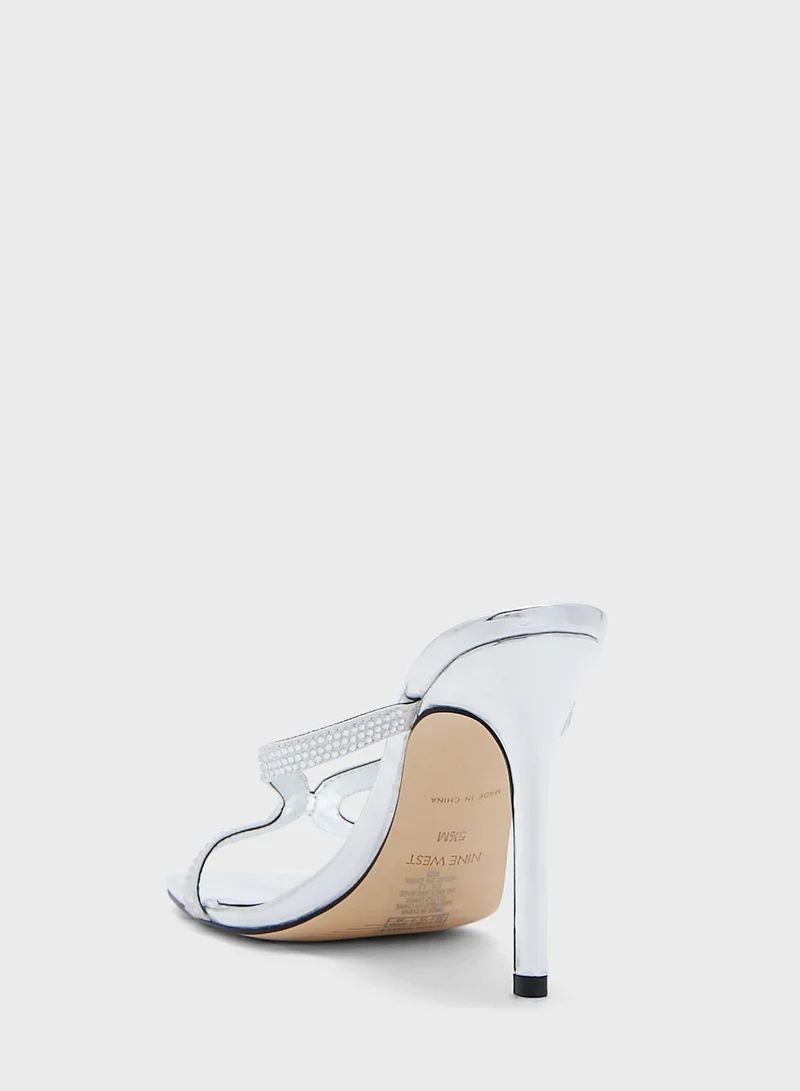 NINE WEST Corner Strap High Heel Sandals