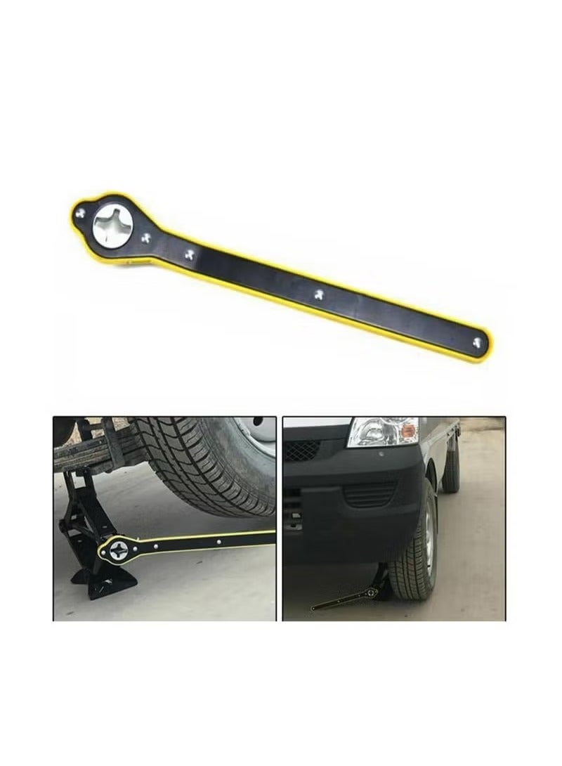 Effort-saving ratchet car wrench for scissor jack for Coric car bridge metal car wheel wrench suitable for small cars, SUVs and pickup trucks - Image 5