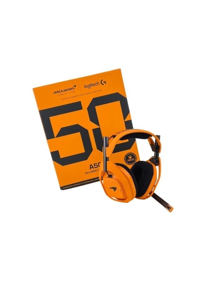 Logitech G ASTRO A50 Wireless Gaming Headset – McLaren Edition | LIGHTSPEED | Dolby Audio | Xbox, PC & Console Compatible - Image 3