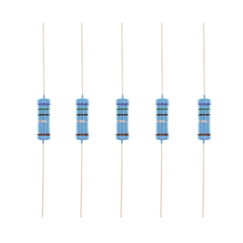 20PCS 3 Watts 3W 7R5 7.5 Ohm 1% Metal Film Resistor