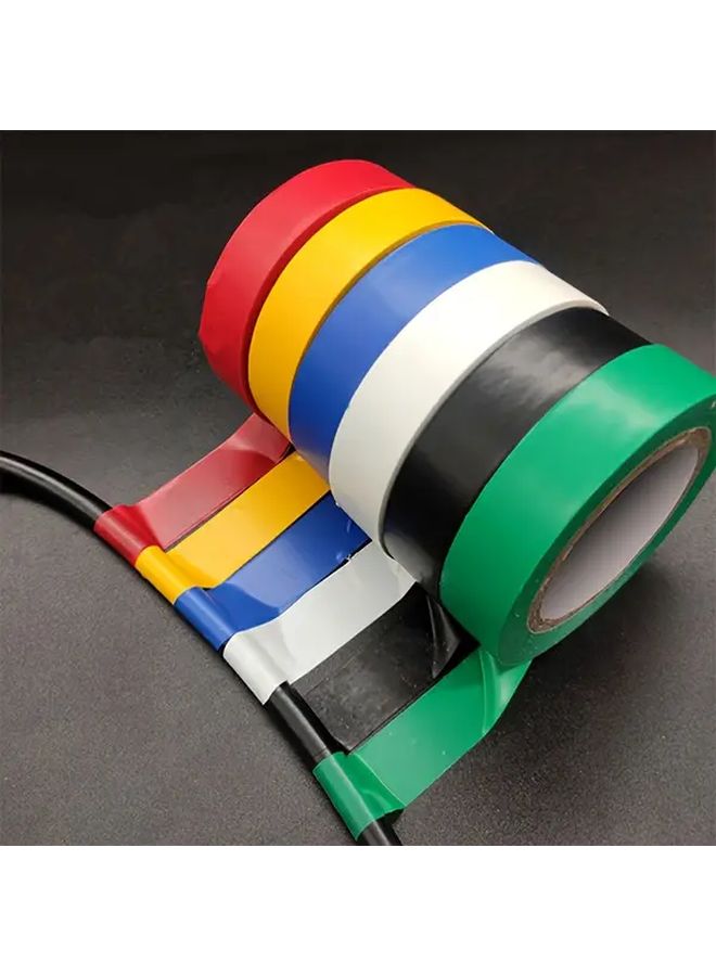 10 Rolls Green Electrical Tape High Temperature Durable Insulation Heat Resistant - Image 4