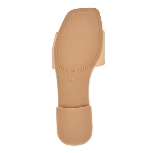 GUESS Women's Tamed Flat Sandal, Light Natural, 5 - Image 4