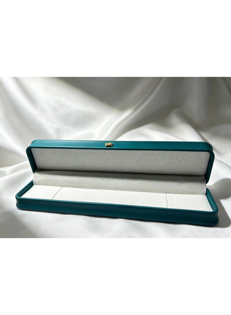S925 Sterling Silver Ladies' Necklace Inlaid with Natural Green Stone, Suitable for Daily Wear, Holiday Gifts and Birthday Presents - Image 5