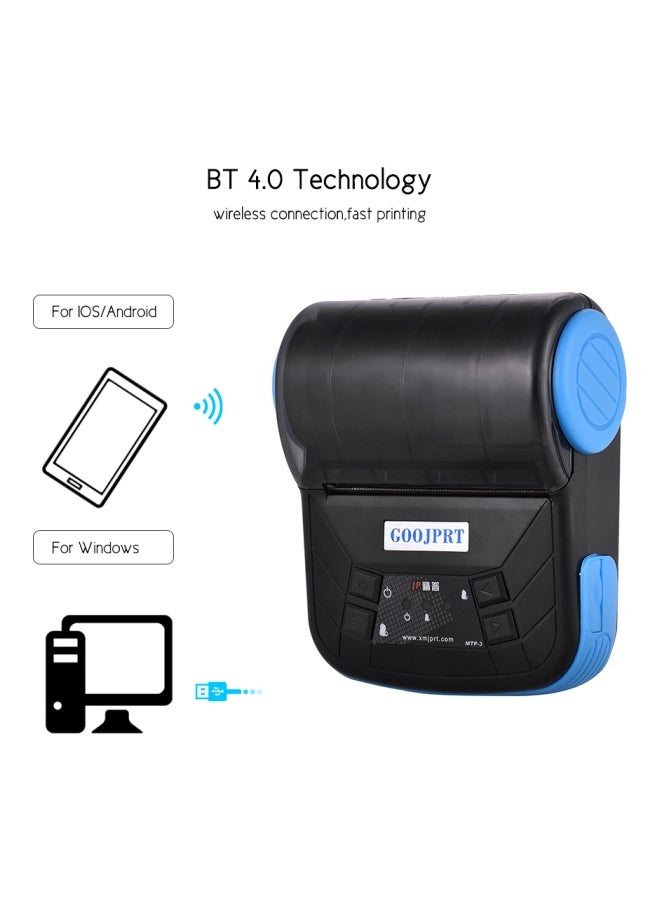MTP-3 Thermal Portable Printer Black/Blue - Image 5