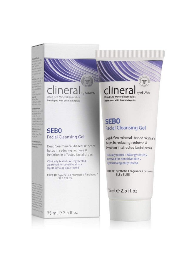 AHAVA Clineral Sebo Facial Balm Cream Rich Balm Reduces Facial Irritation & Redness Softens Dry & Sensitive Skin Enriched With Osmoter Dead Sea Mud Aloe Vera Hippophae & Bergamot Oil 1.7 Fl.Oz - Image 2