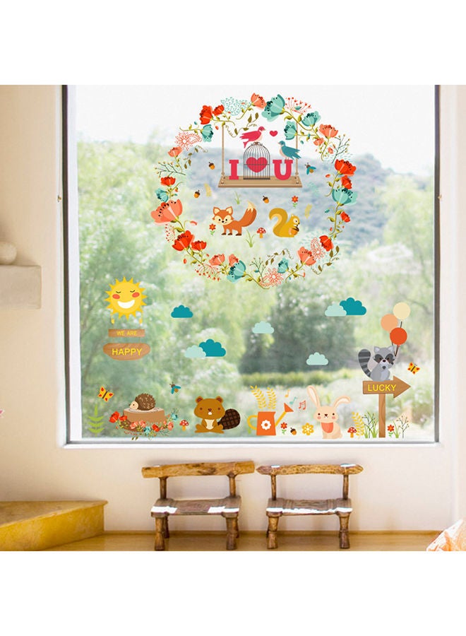 نيبمينينت ملصق جداري على شكل سنجاب متعدد الألوان 90x30سم - Image 5