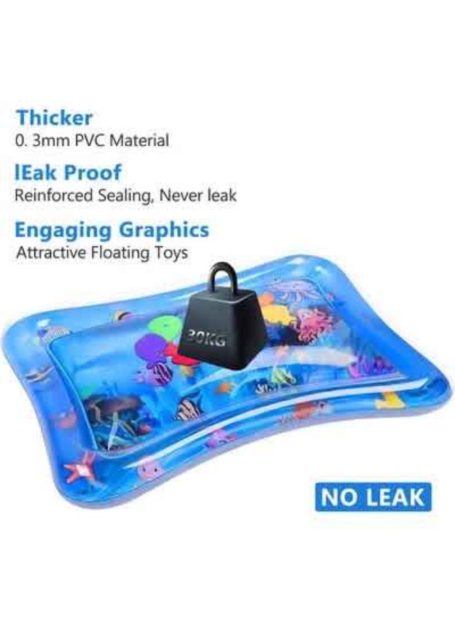 ممز بلانيت سجاده  مائيه الحجم الصغير ( 69 * 51) سم  من ممز بلانيت، مركز نشاط كبير جدا متعدد المراحل العاب لاطفال والالعاب الحسية، سجاده لعب قابل للنفخ، هدية تحفيز بصري للاولاد والبنات -العاب بيبي -العاب اطفال من سن 3 شهور - Image 2