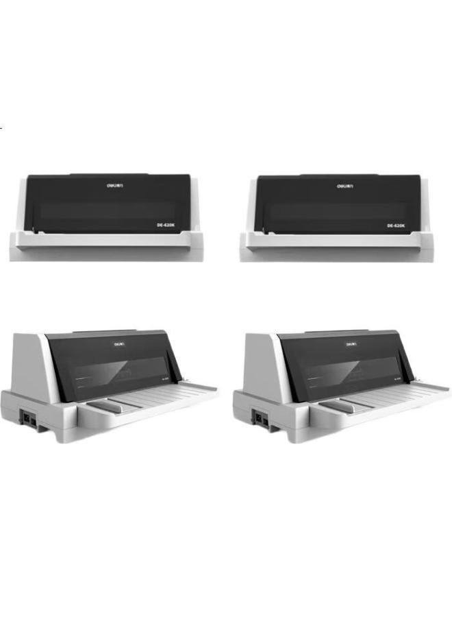 Huiwei Dls-620K Ribbon Cartridge, 4-Pack With Core, Compatible With Deli De-620K De-628K Dl-625K Dl-930K, Invoice Dot Matrix Printer Ribbon, Carbon Ribbon - Image 2