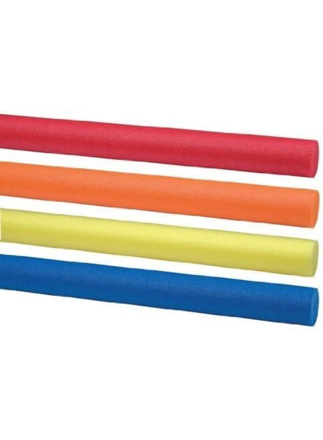 كومفي عبوة تحتوي على 4 عصي سباحة فوم، عوامات سباحة للأطفال والكبار، مناسبة لتمارين الماء واللياقة المائية، عصي عوم خفيفة ومتينة للاستخدام في المسبح أو الشاطئ - Image 1