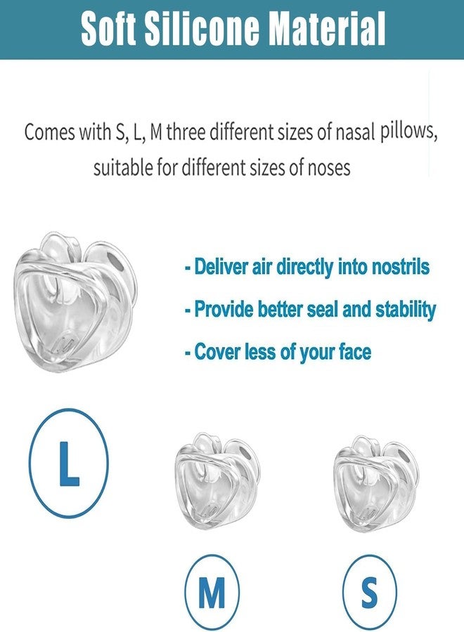TBOSKOE Replacement Cushion and Frame Set for P2, Compatible with Mask Headgear Set Includes Cushion, Frame, Headgear, Not Adapt P10 - Image 4