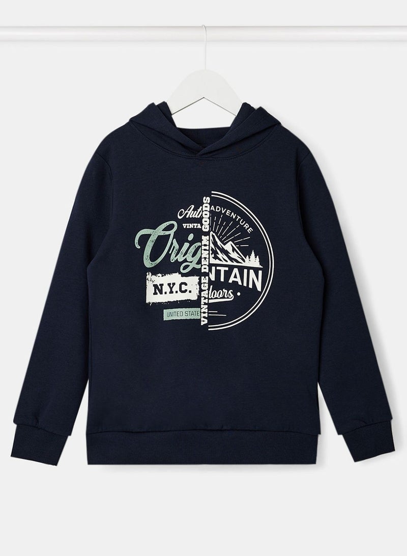 NAME IT Kids Graphic Hoodie  - Image 1