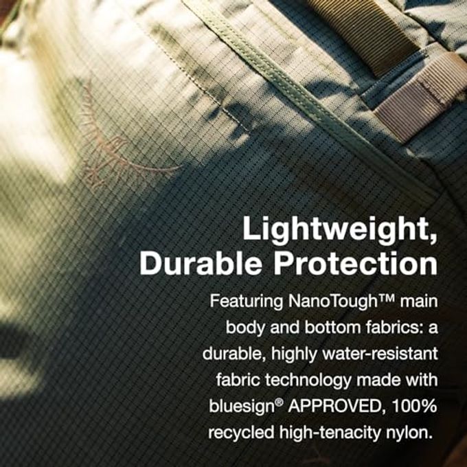 OSPREY Transporter 40L Wheeled Travel Duffel Bag Lightweight Carry On Rolling Suitcase For Men And Women, Pine Leaf - Image 3