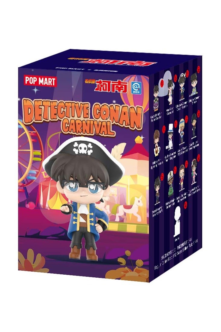 عام POP MART المحقق كونان كرنفال 12PC شخصية البوب عشوائية أعمى مربع العمل دمية مجموعة دمية ، مجموعة دمية حزب هدية (واحد) - Image 1