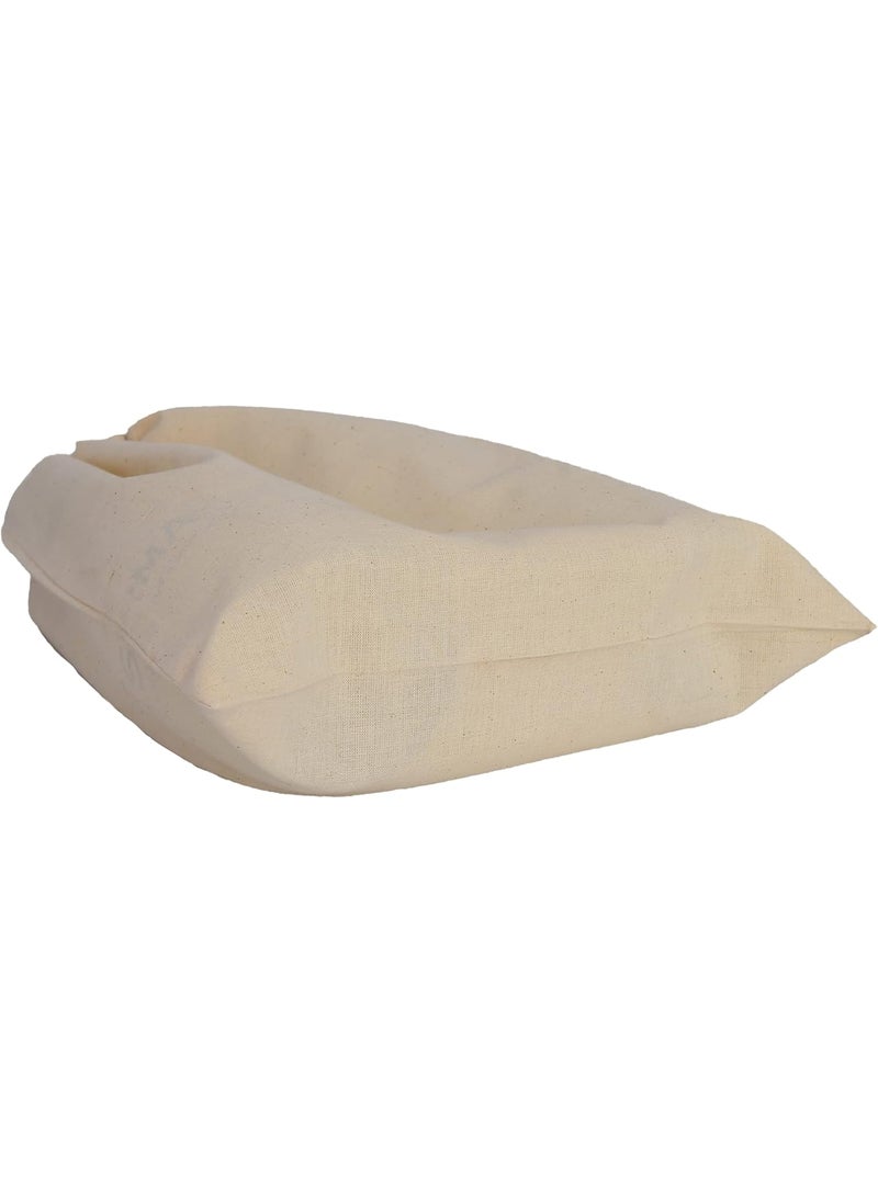 TBF 12 Pack Cotton Canvas Drawstring Shoe Storage Travel Bags in Bulk Wholesale Blank Cotton Draw String Sack Packs Natural  - Image 4