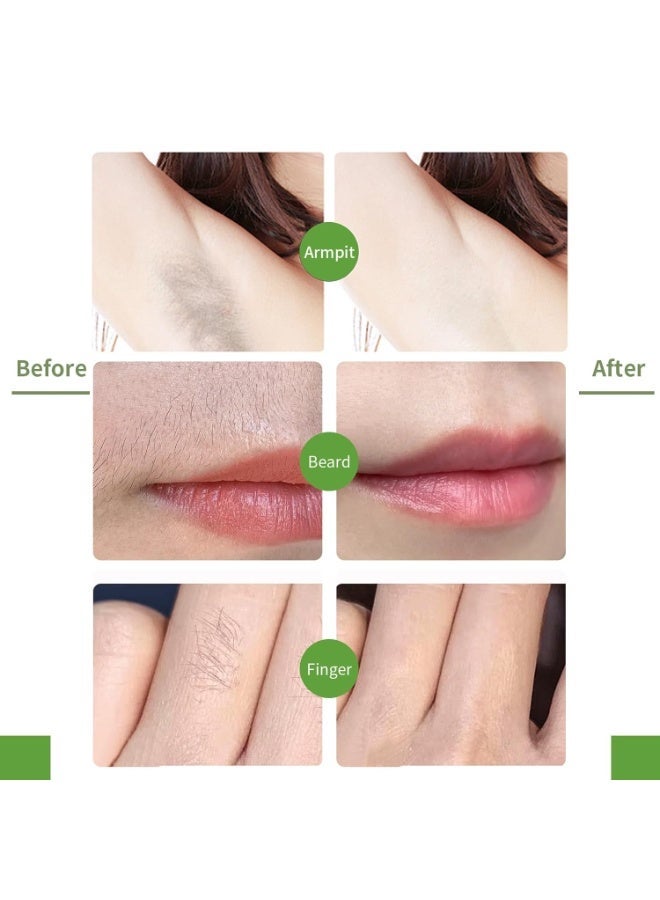 Facial Wax Strips - 30 Count  and 3 Calming Oil Wipes, Facial Hair Removal for Women, Waxing Strips for Face Eyebrow Upper Lip Cheek Hair Remover, Quick & Painless Waxing Kit for All Skin Types - Image 3