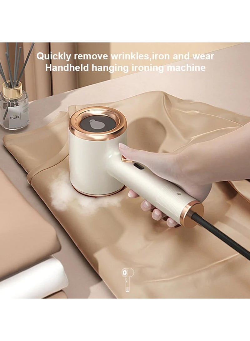 Mini Steam Iron, 50ml Water Tank Compact Clothes Iron, 2 In 1 Portable and User Friendly mini Iron, 1.8 M Long Power Connection Fabric Steamer, Handheld Steamer for Sheets, Shirts, Home And Travel - Image 3