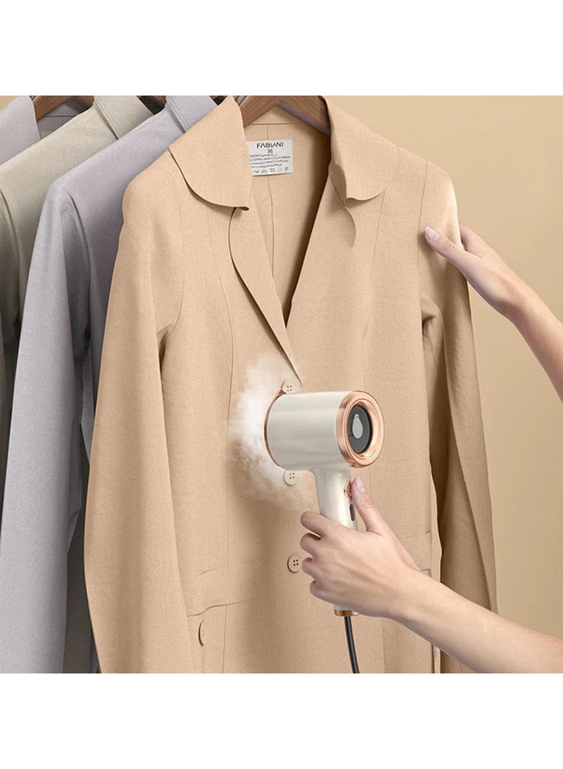 Mini Steam Iron, 50ml Water Tank Compact Clothes Iron, 2 In 1 Portable and User Friendly mini Iron, 1.8 M Long Power Connection Fabric Steamer, Handheld Steamer for Sheets, Shirts, Home And Travel - Image 2