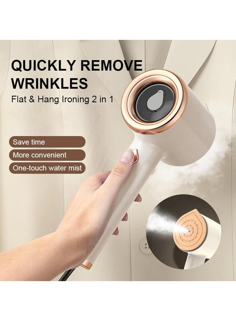 Mini Steam Iron, 50ml Water Tank Compact Clothes Iron, 2 In 1 Portable and User Friendly mini Iron, 1.8 M Long Power Connection Fabric Steamer, Handheld Steamer for Sheets, Shirts, Home And Travel - Image 4