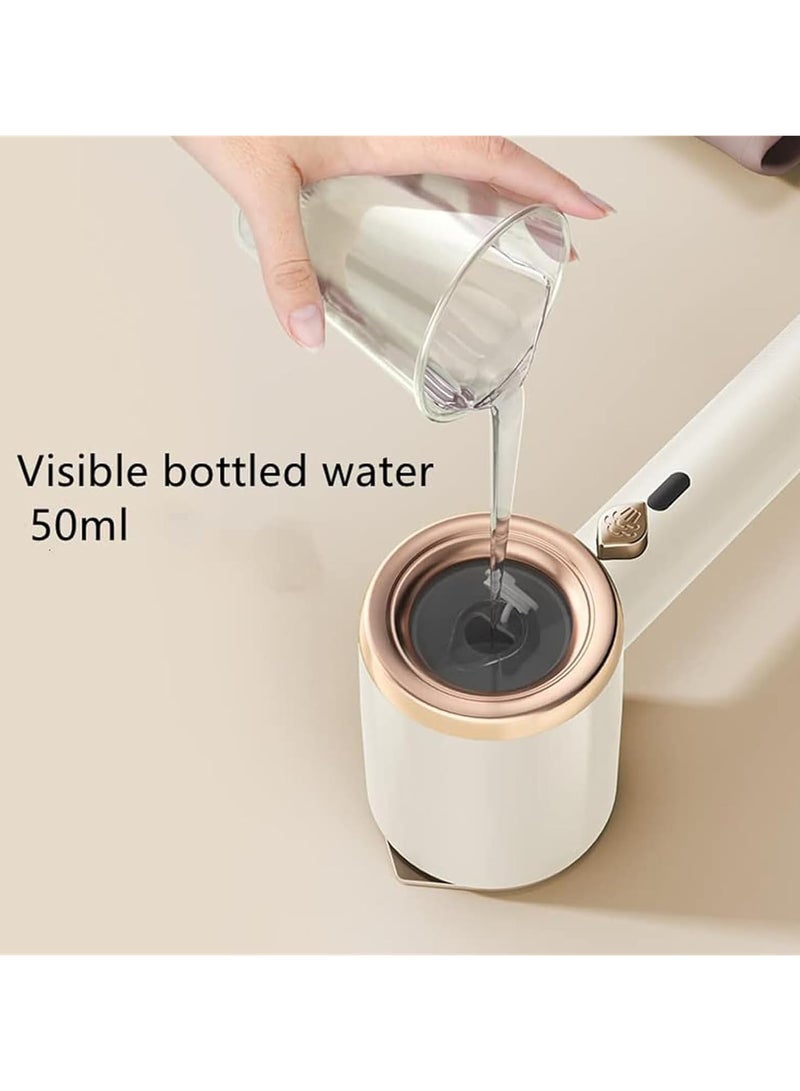 Mini Steam Iron, 50ml Water Tank Compact Clothes Iron, 2 In 1 Portable and User Friendly mini Iron, 1.8 M Long Power Connection Fabric Steamer, Handheld Steamer for Sheets, Shirts, Home And Travel - Image 5