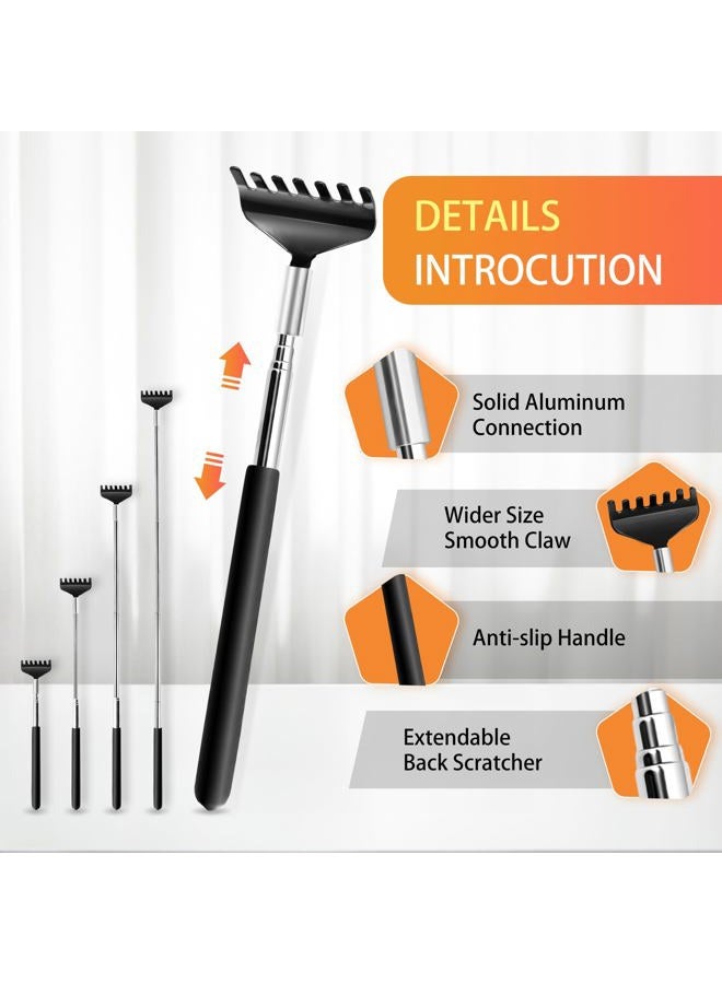 USAGA 20 Fingers Head Massager Scalp Scratcher Head Scratcher for Head Body Relaxing (Black) - Image 3