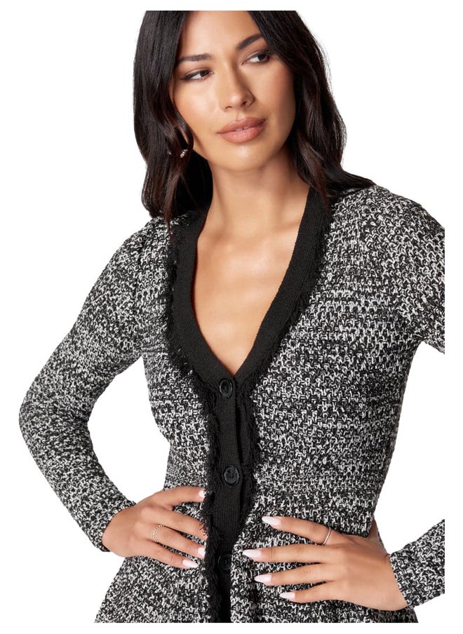 bebe SLEEVELESS FRONT KEYHOLE MULTI STRAP KNIT TOP  - Image 5