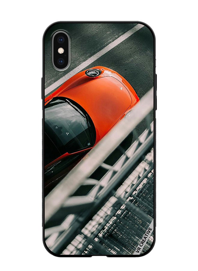 VR CREATIVE غطاء حماية لهاتف آبل آيفون X/XS بتصميم سيارة متعدد الألوان - Image 1