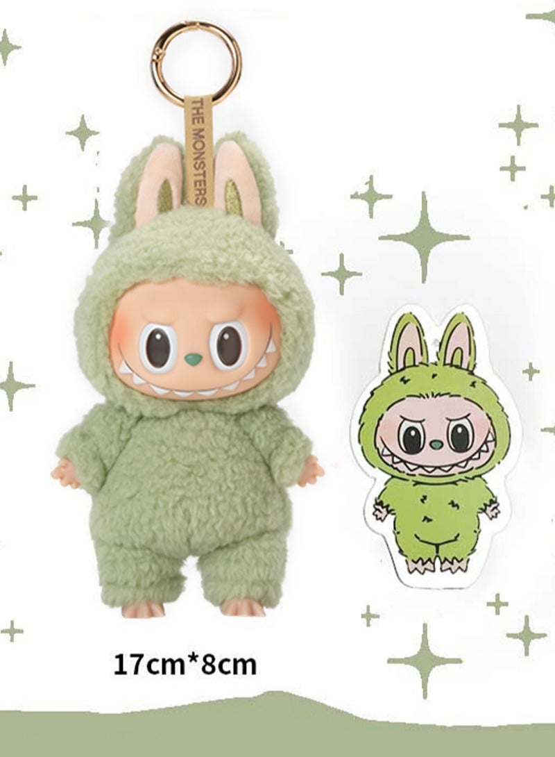 LABUBU Lapopo Special Edition Doll with a Blind Box a Velvet Macaron Vinyl and a Practical Keychain Enjoy collecting necklaces Perfect for collectors 1 Box - Image 3