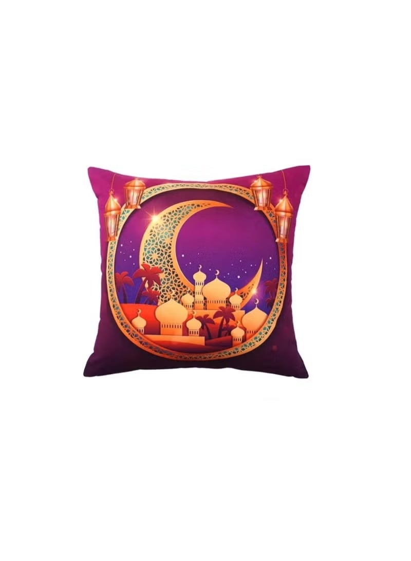 وسادة رمضانية مطبوعة بشخصيات كرتونية – 25×25 سم - Image 3