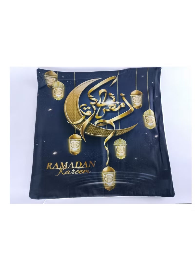 وسادة رمضانية مطبوعة بشخصيات كرتونية – 25×25 سم - Image 4