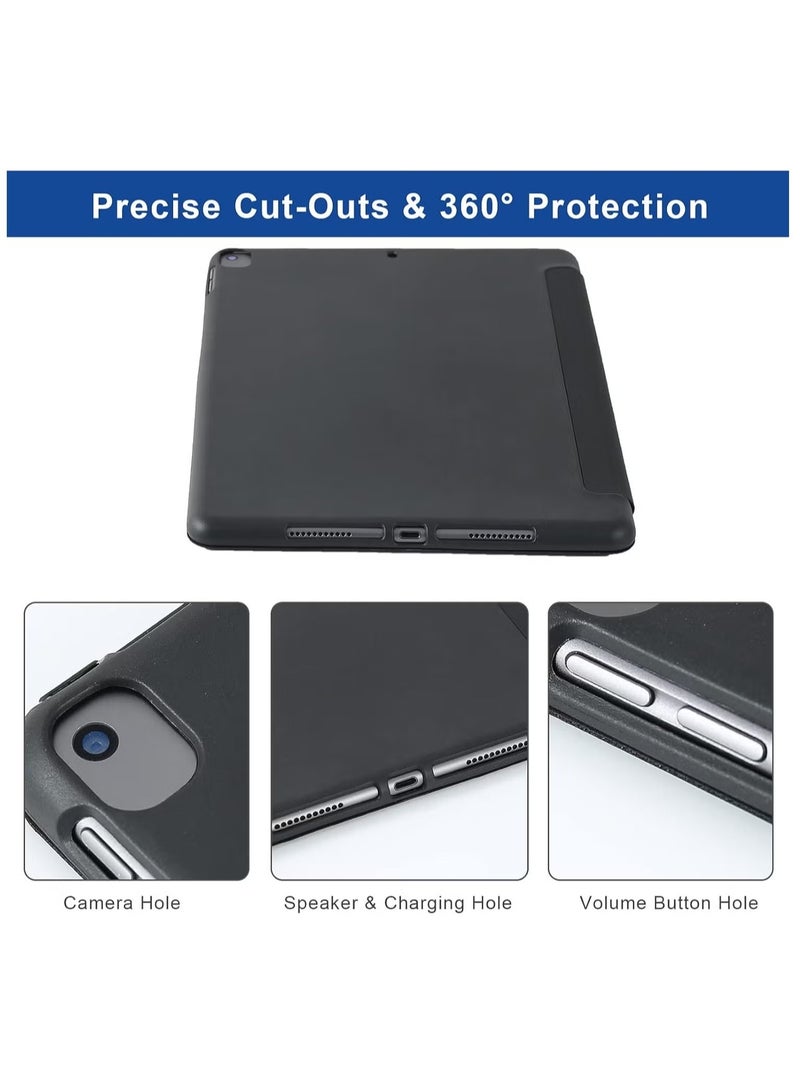 TIGER iPad 10.2 Inch Case – Compatible with iPad 9th Generation 2021, iPad 8th Generation 2020 & iPad 7th Generation 2019 – 5-in-1 Multiple Viewing Angles, Auto Wake/Sleep, Soft Back Cover, Black – Slim, Durable, and Protective Design - Image 5