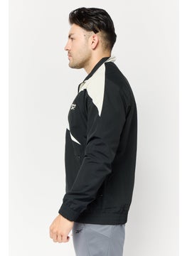 Reebok Men Sportswear Fit Long Sleeve Classic Vector Running Track Jacket, Multicolor  - Image 3