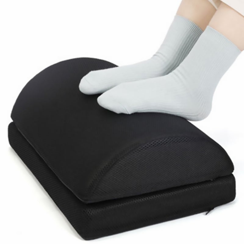 Comfortable Foot Pillow Semi-cylindrical Foot Rest Pad Foot Relax Cushion - Image 3