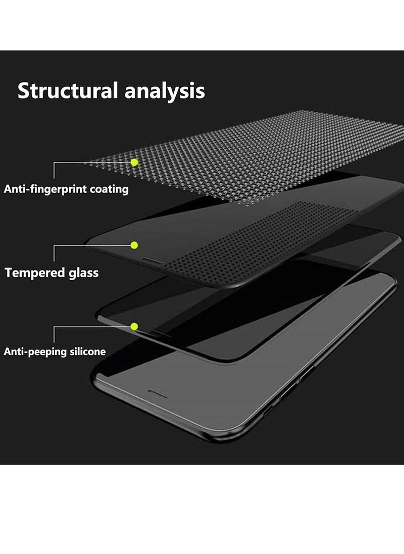 [2 Pack] Privacy Screen Protector for iPhone 16 Pro – Anti-Peep, Full Coverage Tempered Glass, Anti-Spy Privacy Protection, Scratch-Resistant, Easy Installation - Image 4