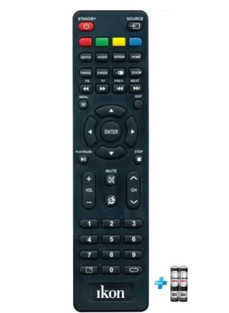 إيكون جهاز تحكم عن بعد بديل لـ Ikon LED وLCD والتلفزيون الذكي مع الأشعة تحت الحمراء المحسنة