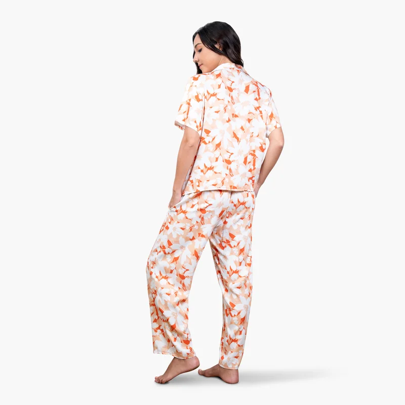 Aadaraya Floral Print Pyjama Set