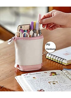 Party Propz Party Propz Polyester Blue Pencil Pouch For Girls,Telescopic Pencil Pouches For Stationary,Aesthetic Pencil Case For College Students,School Pouch,Girls Stylish Korean Bag,Japanese Stationery Pouch  - Image 1