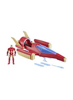 AVENGERS Epic Hero Series Iron Man Repulsor Blast Battle Jet (10 Cm)  - Image 1