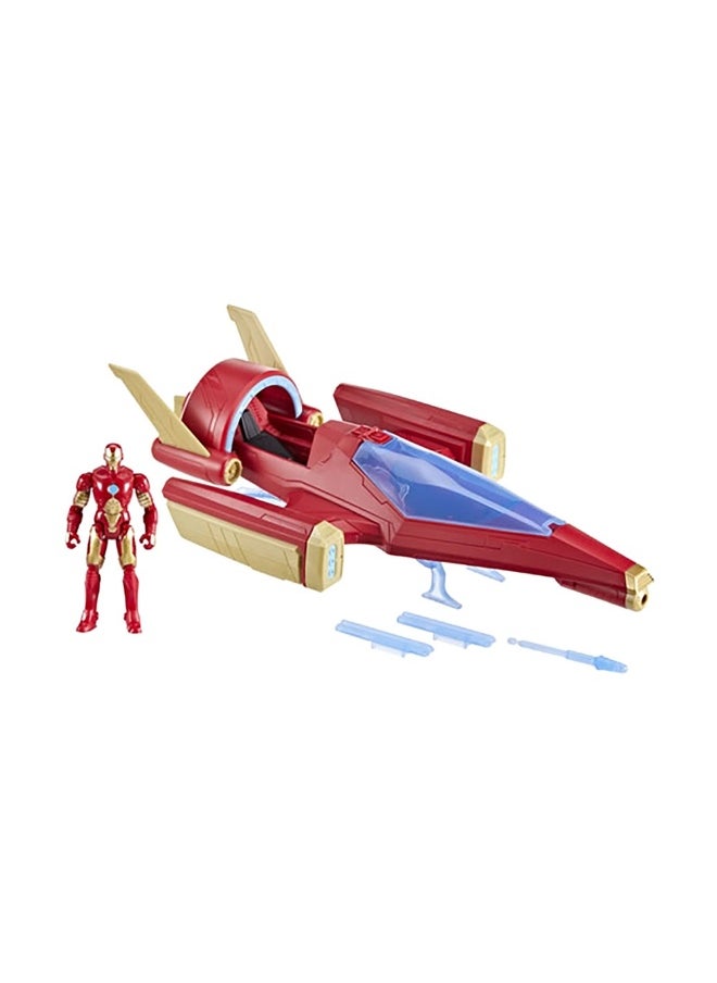 AVENGERS Epic Hero Series Iron Man Repulsor Blast Battle Jet (10 Cm)  - Image 1
