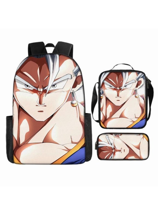 عام حقيبة الظهر المطبوعة الشائعة - مجموعة حقيبة الظهر المكونة من ثلاث قطع (يمكن استخدامها للطلاب والأطفال والأصدقاء للنزهات وتسلق الجبال وما إلى ذلك) - 82 - Image 2