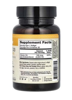 NatureWise Vitamin D3 125 mcg 5000 IU 30 Softgels  - Image 2
