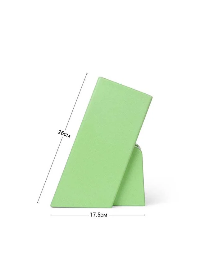 Fissman  Kitchen Knife Organizer Square, Stand For Knife, Scissors Or Kitchen Sharp Tools Plastic  With Convenience And Aesthetics In Interior Design  11x11x26cm Green  | Best Price UAE