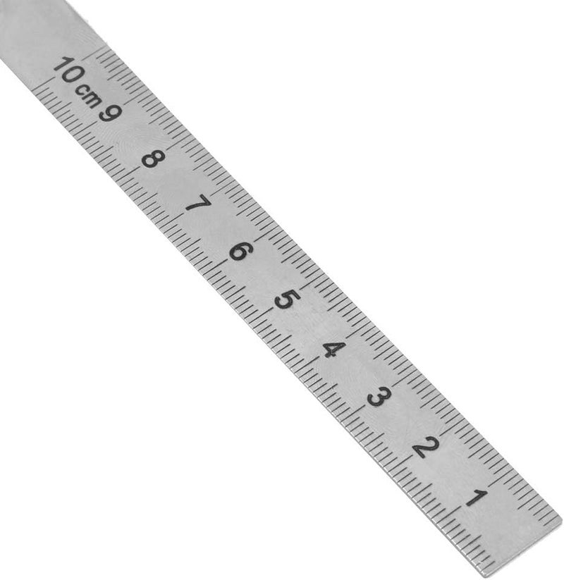 Digital Protractor Angle Finder Protract Stainless Steel 180 Degree Protractor Duty Angle Finder with 100mm Straight Ruler Ideal for Measuring and Drafting (Ruler scale 100x semicircle - Image 3
